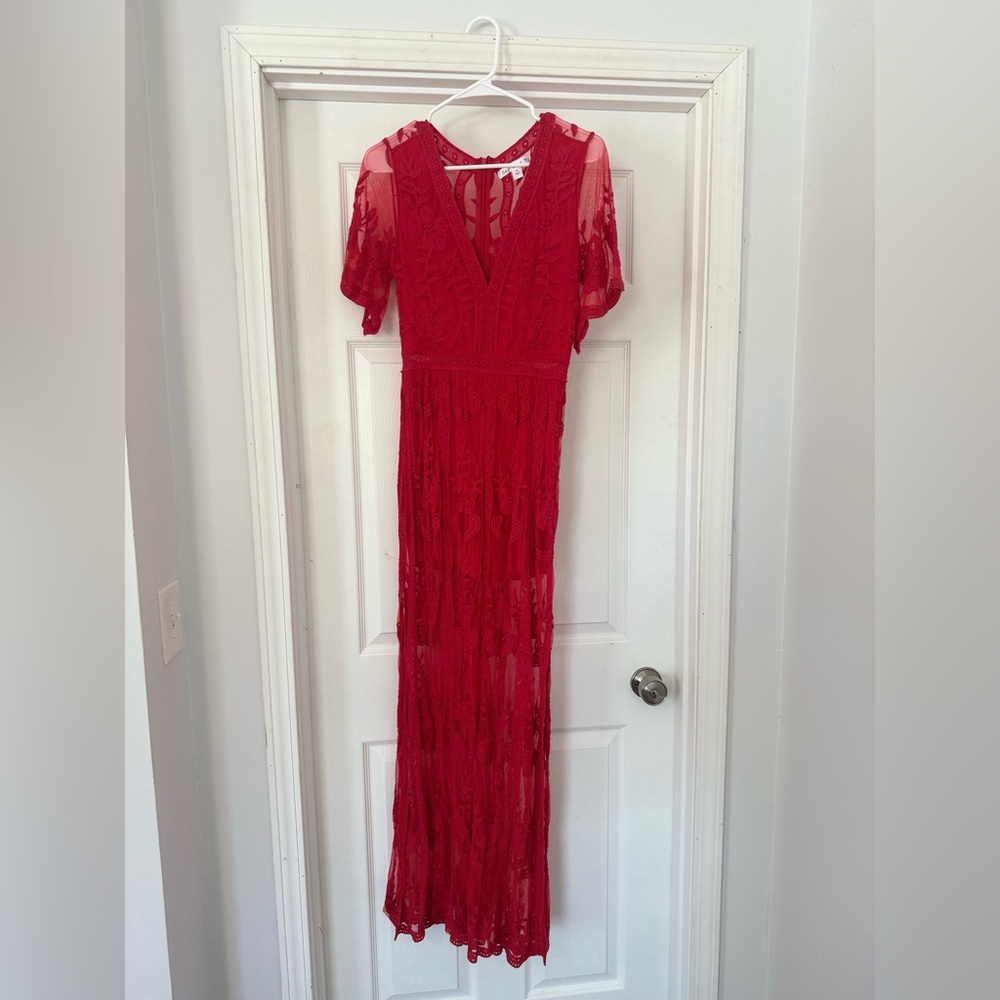 Red Lace Dress